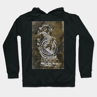 Vikings abstract line art Hoodie